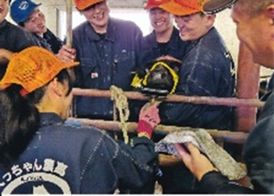 作品名「鼻紋採取」